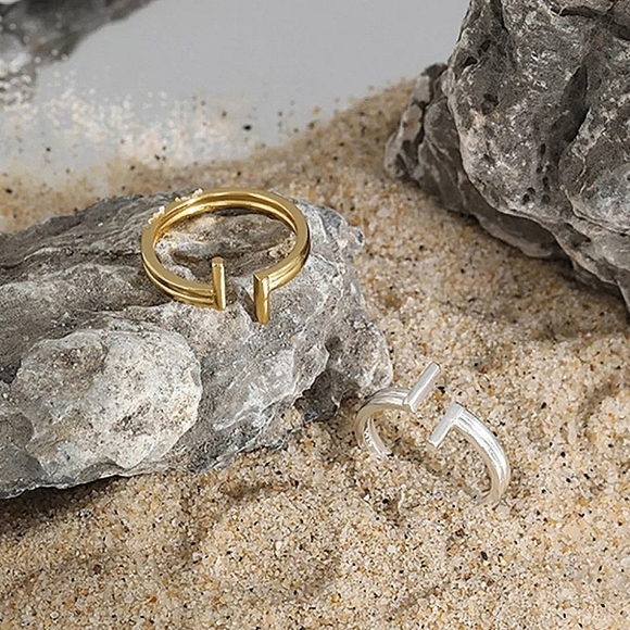 NEW Bar Ring | 18k Gold Plated - Picture 4 of 9